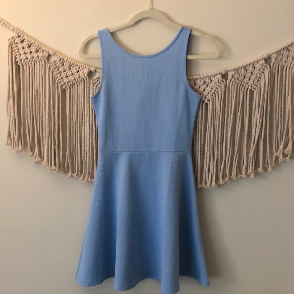 Baby blue skater dress